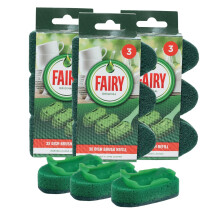 Fairy Soap Dispensing Non Scratch Sponge Scourer Dish Brush
