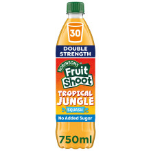 Fruit Shoot Squash Tropical Jungle Double Strength Orange & Mango 750ml Bottle
