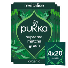 Pukka Herbs | Supreme Matcha Green Organic Tea Box | Energizing Tea