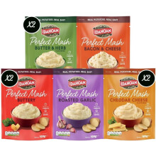 Idahoan Perfect Mash Potato Variety Pack of 8 x 109g - Instant Mashed