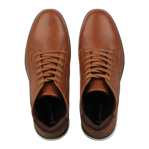 (8 UK, Brown) Deakins Mens Flat Chukka Boots 2