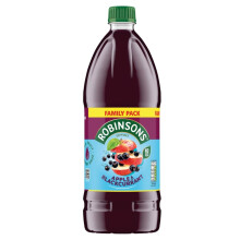 Robinsons Apple & Blackcurrant No Added Sugar Squash 2l