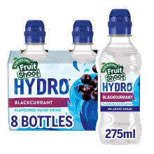 FRUIT SHOOT Hydro Blackcurrant Fruit Flavoured Water, 275ml (Pack of