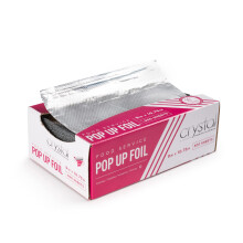 Crystal by Crystalware Aluminiumfolie - Förskurna Folieark - Pop Up Folieark för Matlagning