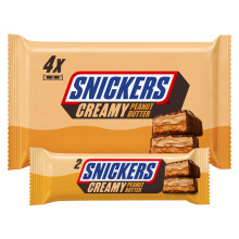 Snickers Creamy Peanut Butter & Milk Chocolate Snack Bars Multipack