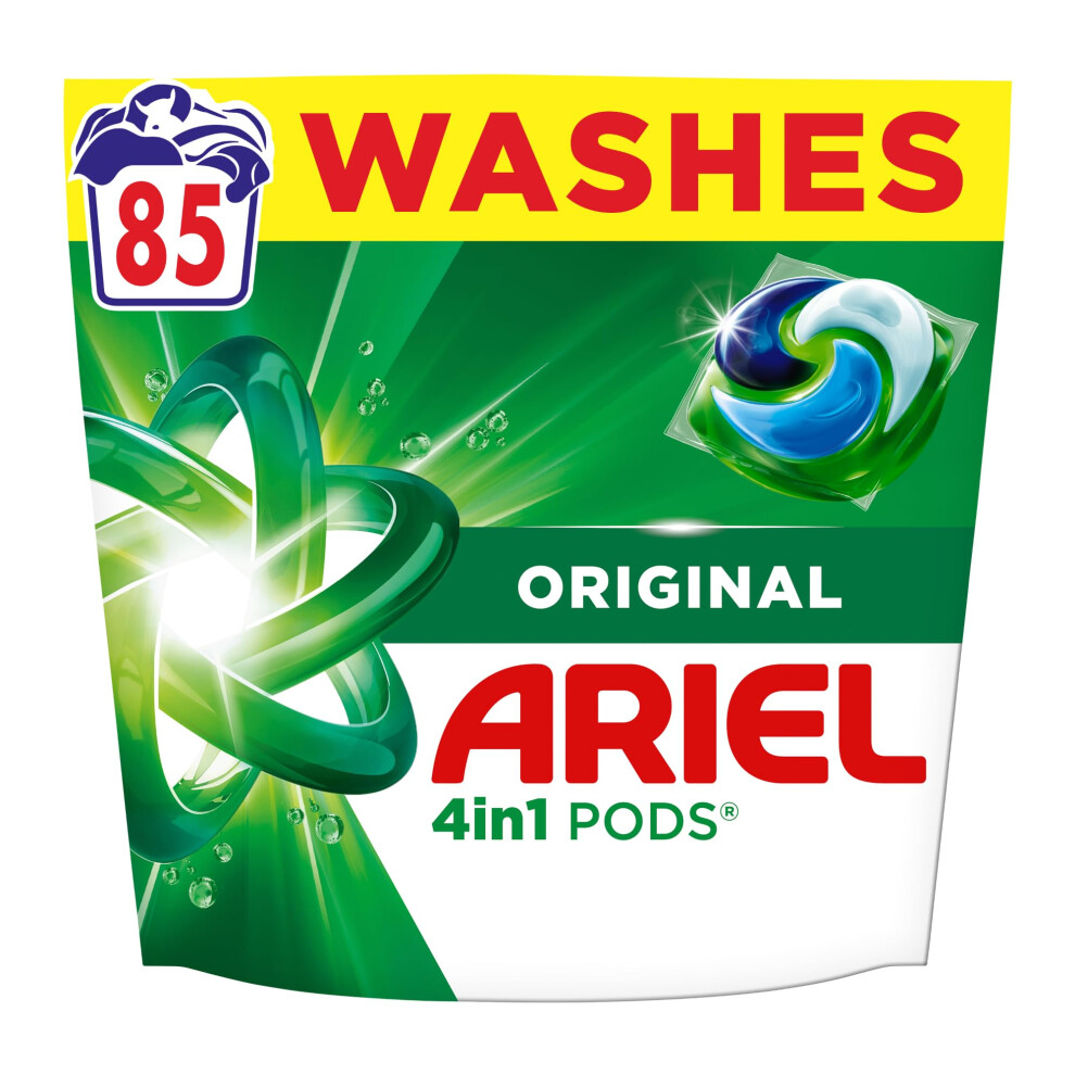 Ariel 4In1 Pods, Washing Liquid Laundry Detergent Capsules 85