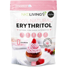 NKD Living Powdered Erythritol - Zero Calorie Icing Sugar 1kg (2.2 lb)