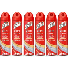 Mr Sheen (ORIGINAL) -Multi-Surface Polish- Aerosol, 250ml (PACK OF 6)