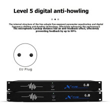 6.0 Digitaler Audioprozessor mit Digitaler Rückkopplungsunterdrückung und Sechsstufiger Frequenzverschiebung Zur Unterdrückung Von Rückkopplungen