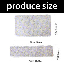 Adjustable Dog Strollers Pad With Magnetic Raise Edges Prevents Sliding Movement