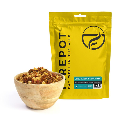 FIREPOT Orzo Pasta Bolognese (Regular) - Healthy Dehydrated