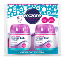 EcoZone Forever Flush 2000 Purple Toilet Blocks, Eco Friendly