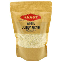 White Quinoa 1.25KG | Whole Grain Quinoa - Ready to Cook Food for Oats and Seeds Recipes - Nutritious Meal with Essential Vitamins, Protein