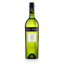 Gonzalez Byass Tio Pepe Fino Sherry 75cl – vegan, customer favourite,