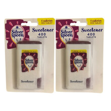 Silver Spoon Sweetness & Light Sweetener Tablet (400 per Pack) - Pack