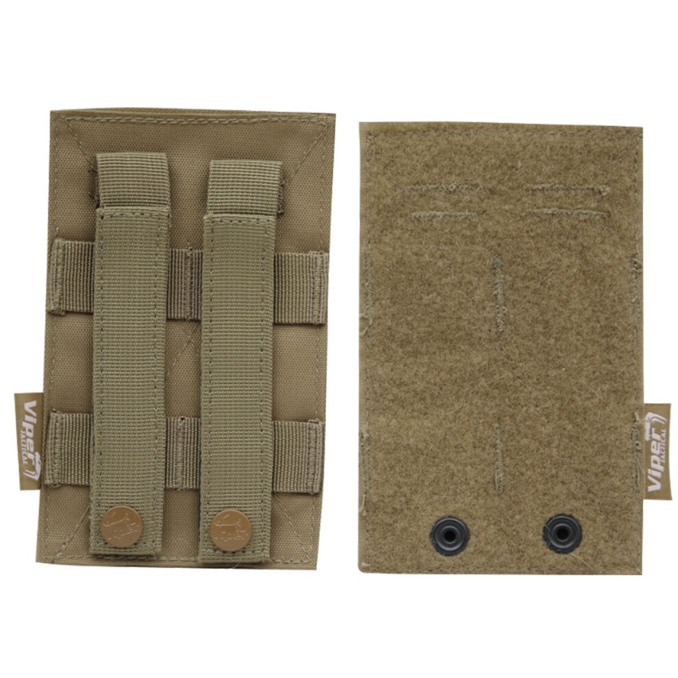 Viper Tactical Modular Adjustable Molle Admin Id Patch Flash Panel Coyote