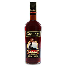 Goslings Black Seal Rum 70cl. ABV 40% Alcohol-Premium Dark Rum from Bermuda.