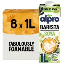 Alpro Barista Soya Drink Gluten Free Plant-Based With Calcium 8 x