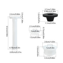 2Pcs Replacement Locking Nuts Toilet Cistern Fixing Kit Easy Installation