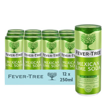 Fever-Tree Sparkling Mexican Lime Soft Drink 12x250ml