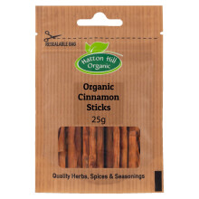 Organic Ceylon Cinnamon Sticks 25g by Hatton Hill Organic | Delicate