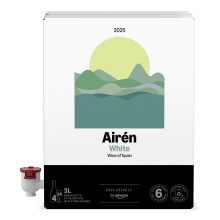 by Amazon Spanish Airén, White Wine, 3L Bag in a Box, 1 pack