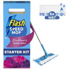 Flash Speedmop Mrs Hinch's Wet Mop Head Floor Cleaner Starter Kit For