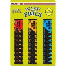 Mega Pub Card Savoury Snack Selection 24 Pack Smiths Scampi Fries 27g