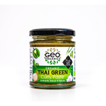 Geo Organics Thai Green Curry Paste 180g (Pack of 6) Serves 4 |