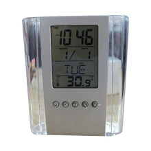 Perpetual Calendar Pen Clock Electronic Pen Clock Cylinder Electronic Alarm Clock