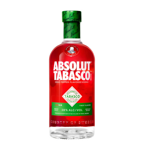 ABSOLUT TABASCO| Chili Pepper Flavoured Vodka | Vodka for Spicy