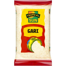 Tropical Sun Gari White 5kg, Premium Gluten Free Cassava Granules for Authentic