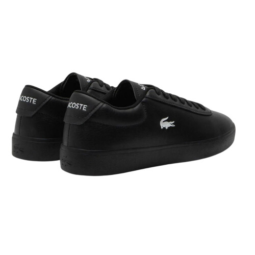 Lacoste Lacoste Mens Baseshot Evo Crocodile Leather Flat Trainers 1