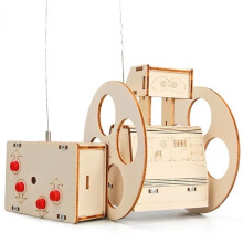 Ändra Riktning Balans Robotteknik Produktion Vetenskapliga Barnexperiment Lärleksak Elevhandbok Gör-det-Själv