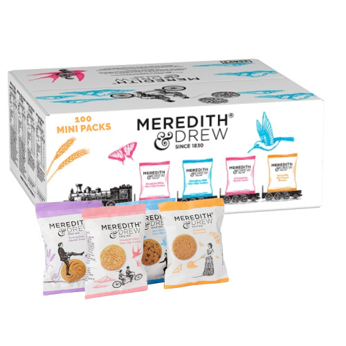 Meredith & Drew Mini Packs Twin Pack Biscuits, 23 g (Pack of