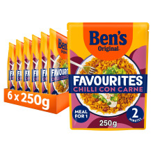 Ben's Original Favourites Risotto Chilli con Carne Pouch, Bulk