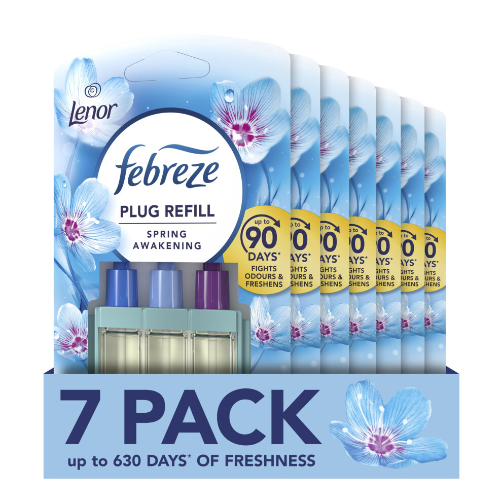 Febreze 3Volution Plug In Air Freshener Refill, Lenor Spring