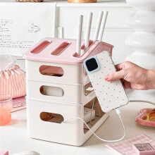 WiFi Router Box Storage Organizer TV Cabinet Top Box Concer Desktop Cable Management Home Decoration A