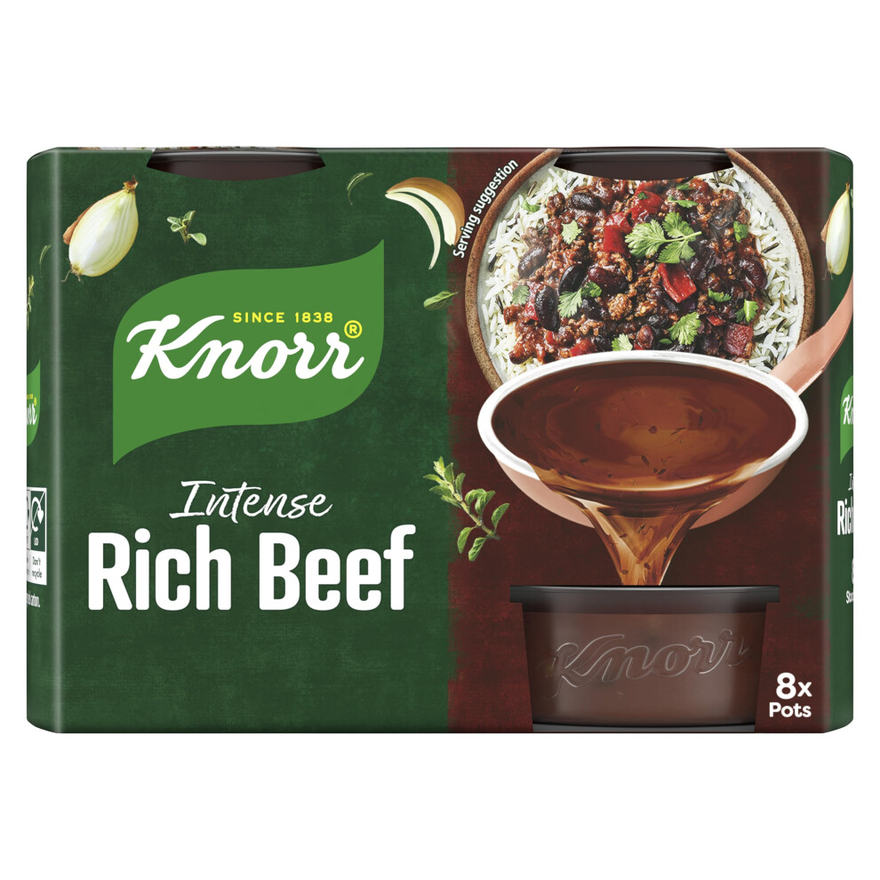 Knorr Rich Beef Stock Pots Gluten-Free To Add A Deep Beef Flavour To Your Dishes