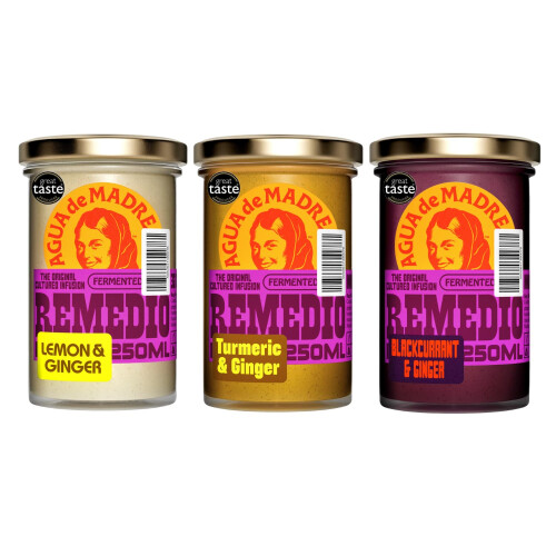 Agua de Madre Fresh Tea Infusion (Mixed Flavours), Fermented Fruit