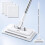 Sweeper Mop Auto Clamp with 7in Wide Microfibre Mop Head, Mini Mop 1
