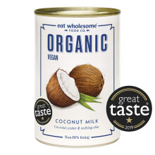 Eat Wholesome Organic Coconut Milk, 400ml (Pack of 4) - 100% Natural,