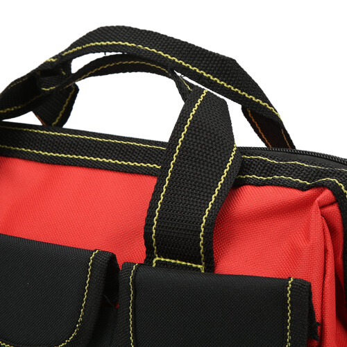 Red 16in Tool Storage Bag Wide Mouth Portable 1