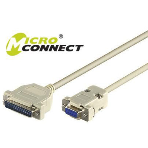 MicroConnect Serial Printer Cable 3m