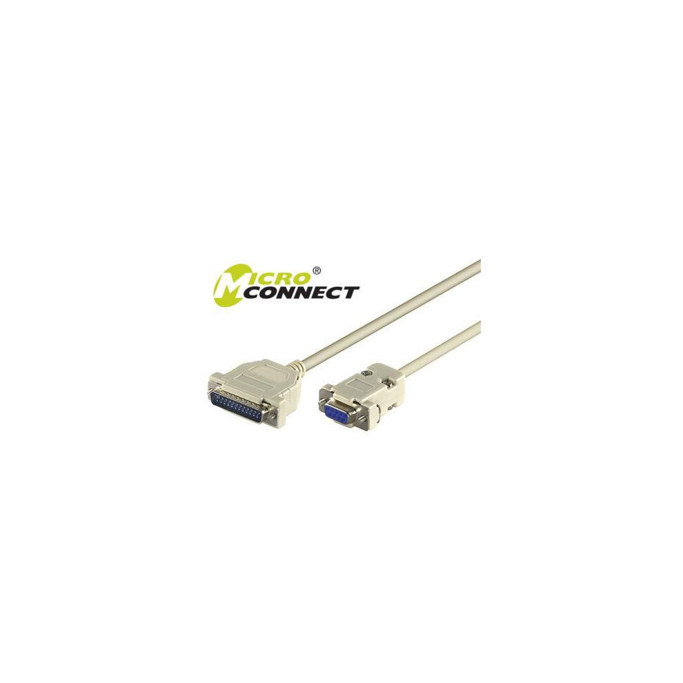 MicroConnect Serial Printer Cable 3m