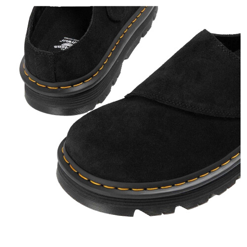 Dr Martens (10 UK, Black) Dr Martens Unisex Adult Suede Platform Mules 2