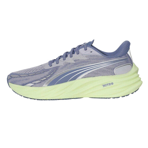 Puma (7 UK, Silver/Lime) Puma Mens Velocity Nitro 4 Trainers 1