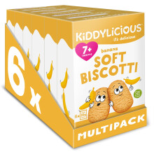 Kiddylicious Banana Biscotti - Yummy Baked Snacks for Kids - Suitable
