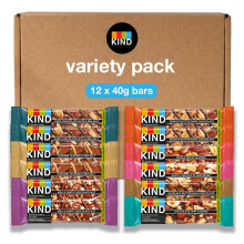 KIND Core Variety Pack, Gluten Free, High Fibre, No Artificial