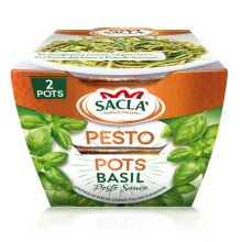 Sacla Italian Basil Pesto - Perfect with Pasta, Pizza, Garlic Bread and Tagliatelli - Made with Fresh Basil Leaves, Italian Cheeses and Pine Nuts